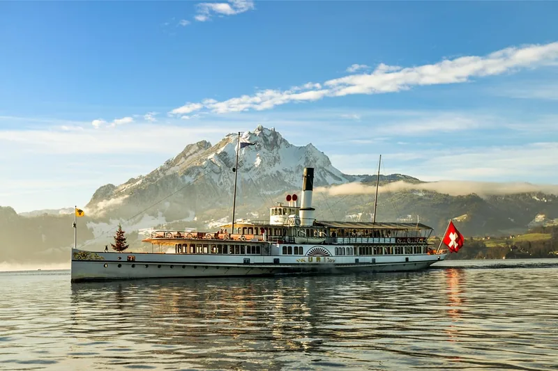 Pilatus Golden Round Trip with Boat