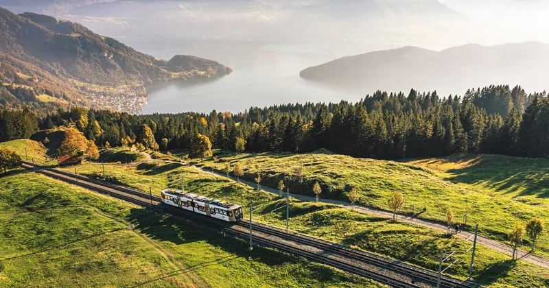 Rigi by Boat, Train & Mineral Baths